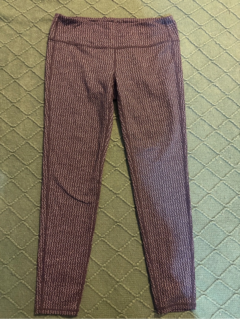 Athleta Black Patterned Leggings